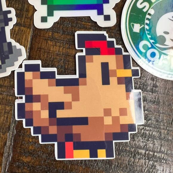 Stardew Valley Sticker Pack, Junimo, Stardew Coffee, Stardew Chickens - Picture 2 of 8